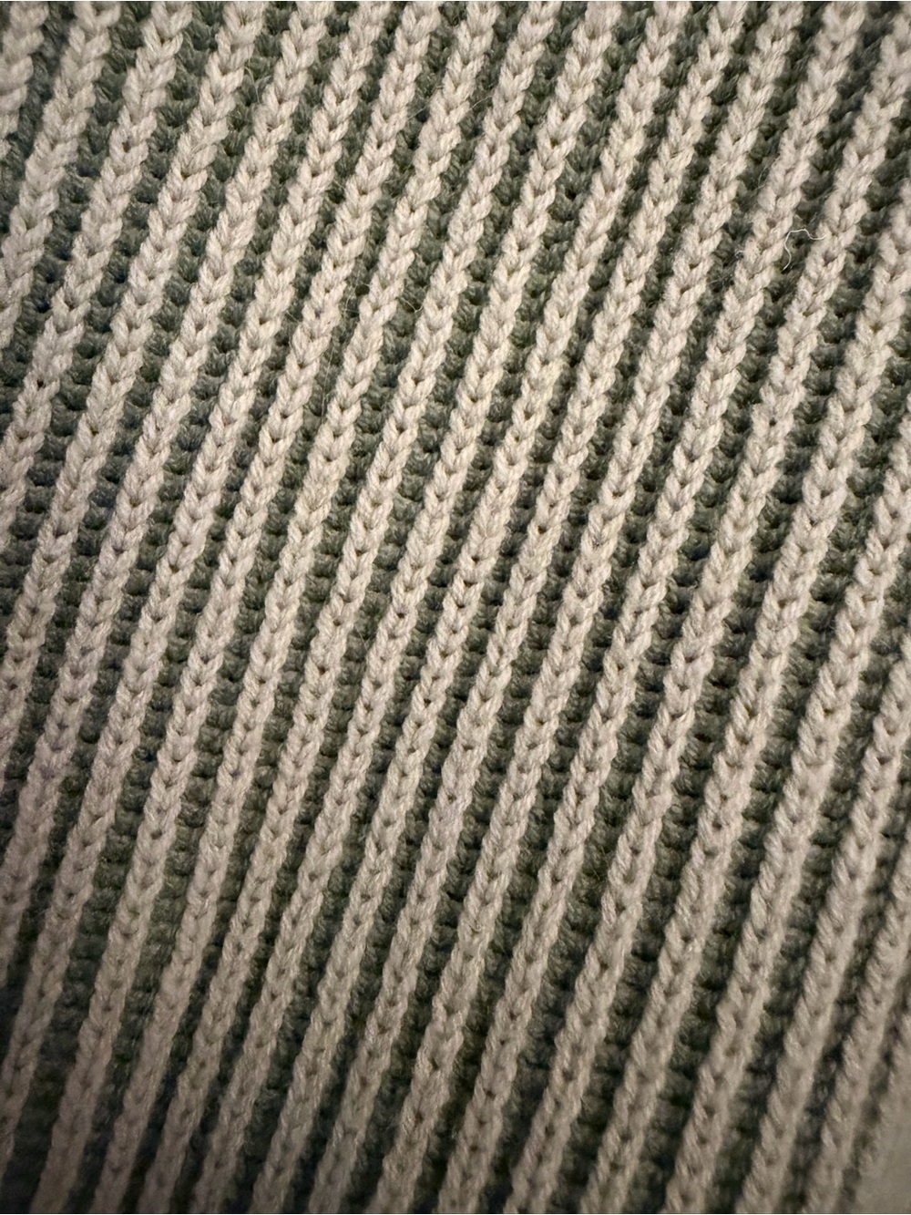 Abercrombie & Fitch Men's size M Crewneck Ribbed Sweater in Muted Green - Picture 5 of 8